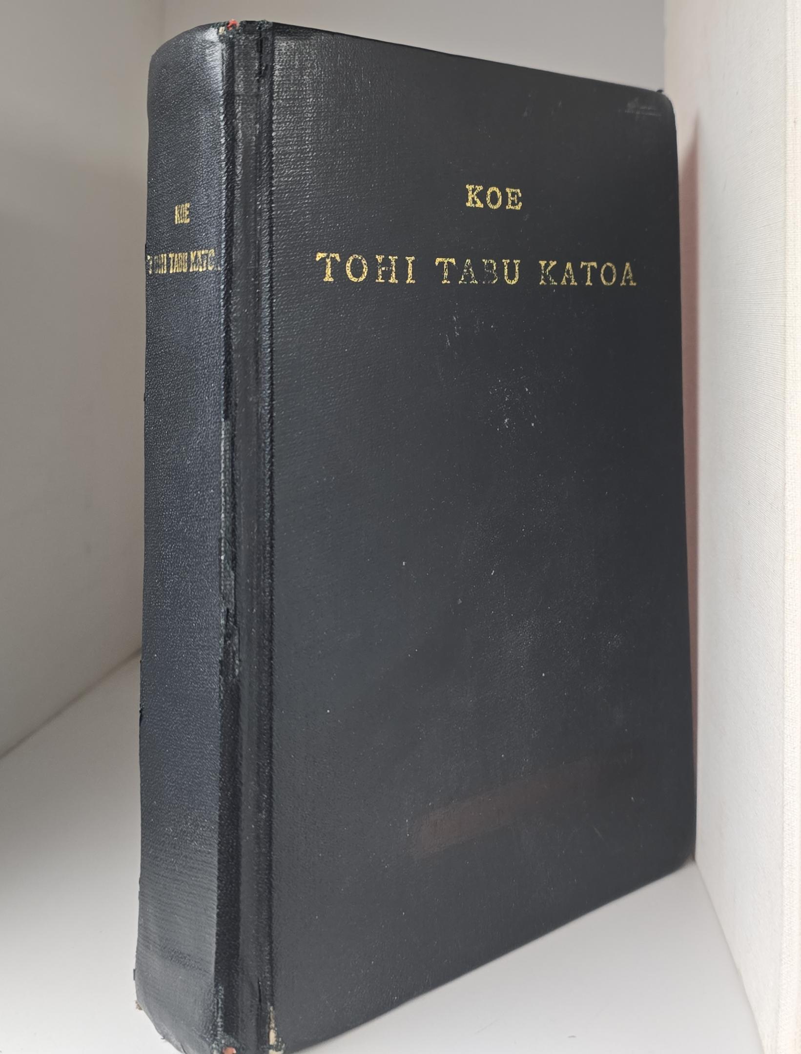 1989 — Koe Tohi Tabu Katoa — Holy Bible in Tongan