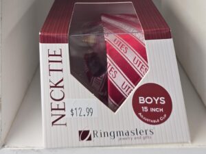 University of Utah — “Utes” Tie — Boys Size 15 Inch — New