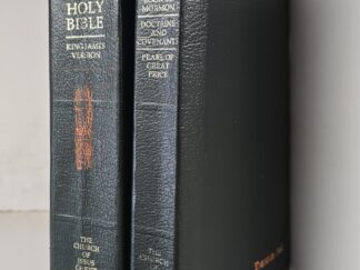 Holy Bible & Triple Combination — LDS Scriptures — Green Vinyl Bindings
