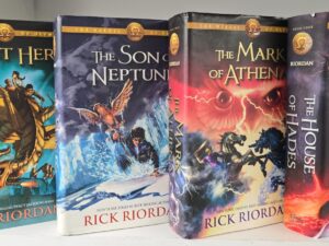 Volumes 1 – 4 — The Heroes of Olympus — Rick Riordan —The Lost Hero / The Son of Neptune / The Mark of Athena / The House of Hades