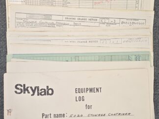 Skylab Equipment Log — Folder of Papers and Fold-Outs — Manned Awareness