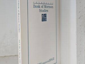 Journal of Book of Mormon Studies, Volume 2, Number 1, Spring 1993