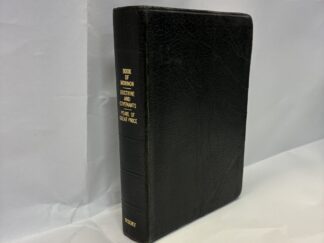 Book of Mormon, Doctrine and Covenants, and the Pearl of Great Price with Leaflet of Joseph Smith and Joseph F. Smith’s visions – Leather bound and staple bound – 1976