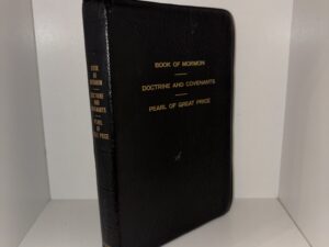 Leatherbound Triple Combination – Book of Mormon, Doctrine and Covenants, and Pearl of Great Price – 1969