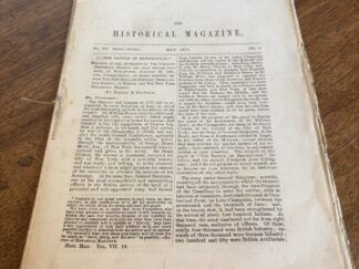 The Historical Magazine Vol. VII. Second Series (Contains an Interview with Joseph Smith Sr.) - May 1870