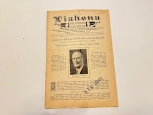 1938-Liahona The Elders’ Journal- Vol 36 No. 4 July 26,1938- Conference Address of Elder Sylvester Q. Cannon