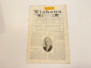 1933-Liahona The Elders’ Journal- Vol 31 No. 11 November 7,1933- Current Economic Conditions and the Lord’s Plan Whereby Peace and Prosperity My be Restored