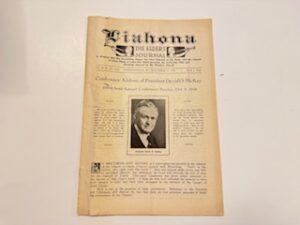 1938-Liahona The Elders’ Journal- Vol 36 No. 12 November 22,1938- Conference Address of President David O. McKay