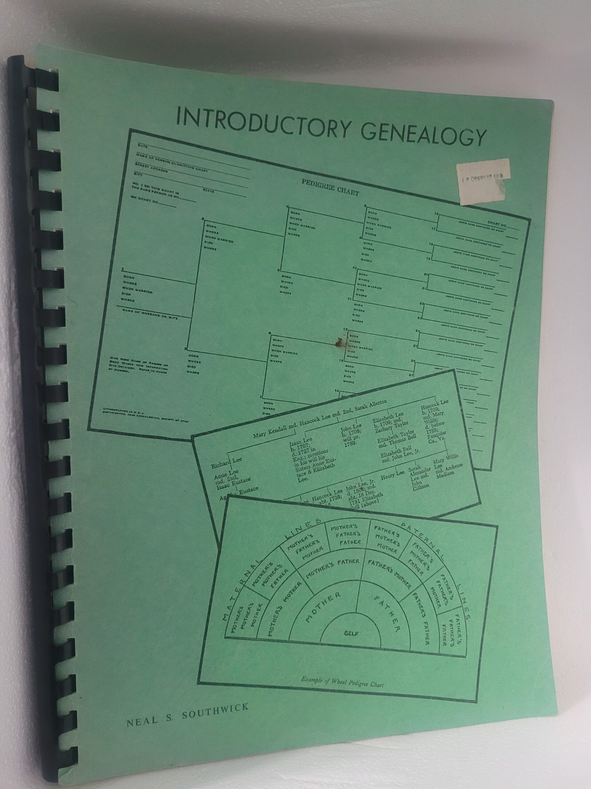Introductory Genealogy by: Neal S. Southwick