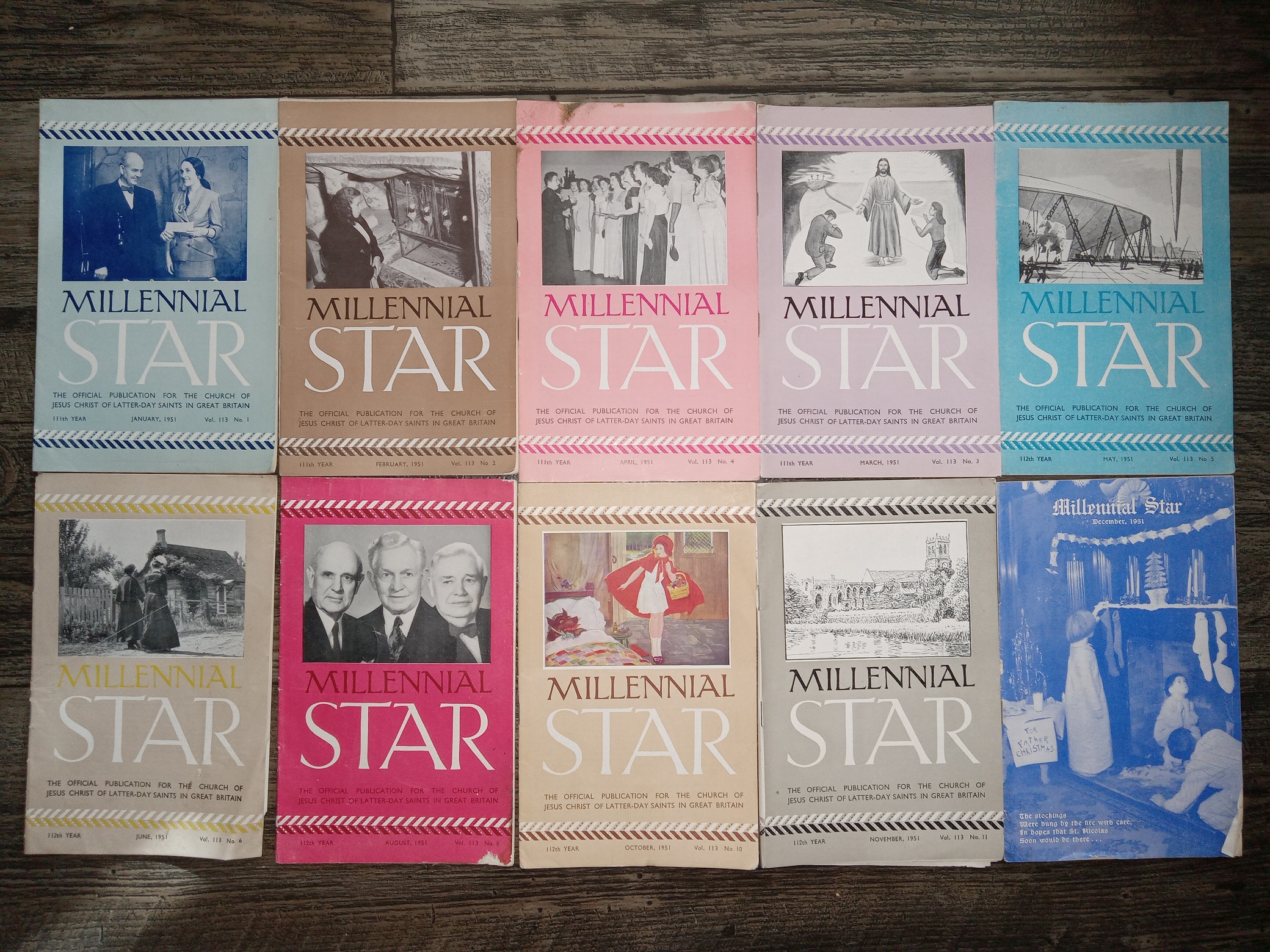 10 Issues of Millennial Star from the Year 1951