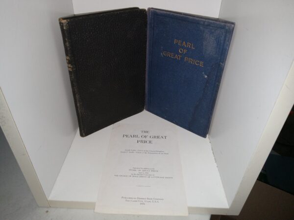 2 Different Editions of the Pearl of Great Price w/ the included pamphlet (Joseph Smith—Vision of the Celestial Kingdom/Joseph F. Smith—Vision of the Redemption of the Dead) for the 1946 Edition