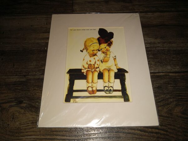 An Art Print of "'An' You Know What Men Are Like!" by Mabel Lucie Attwell