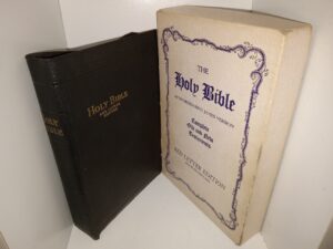 Holy Bible: Red Letter Edition (King James Version) w/ included Storage Box (Unknown Publishing Date)