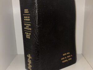 Personal Black Leather Scripture Quadruplet (Ruth Hill) – 1989