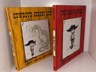 2 Mini Story Books by Joan Walsh Anglund - The Brave Cowboy & Cowboy's Secret Life