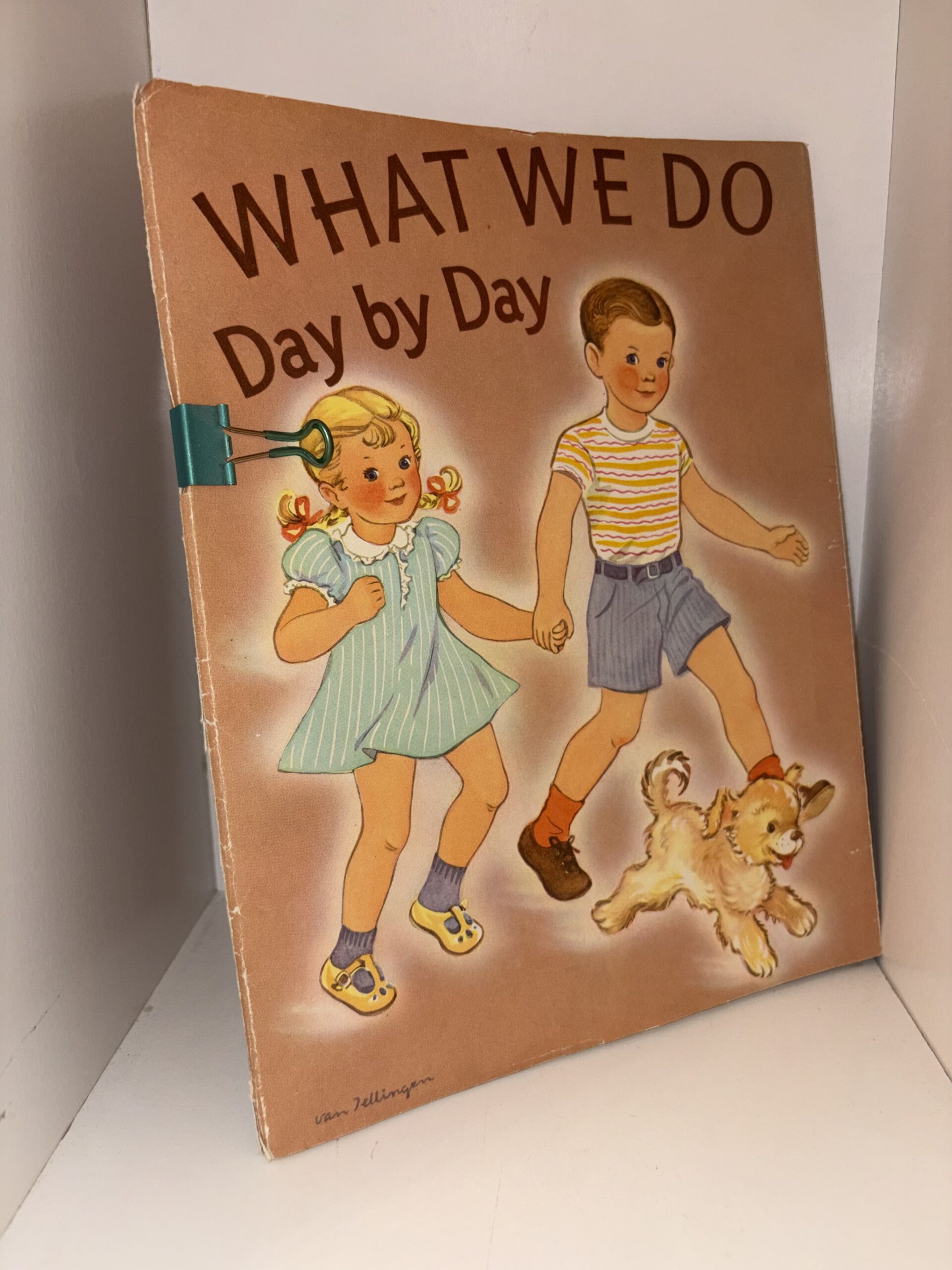 What We Do Day by Day: Guide for the Teacher (11 Laminated Pictures) – By Nina Jacob – 1966