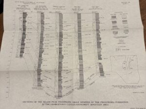 United States Department of the Interior Geological Survey – Sections of the Meade Peak Phosphatic Shale Member of the Phosphoria Formation in the Georgetown Canyon-Snowdrift Mountain Area