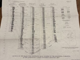 United States Department of the Interior Geological Survey - Sections of the Meade Peak Phosphatic Shale Member of the Phosphoria Formation in the Georgetown Canyon-Snowdrift Mountain Area