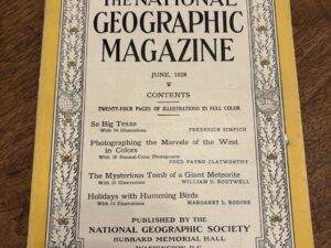 The National Geographic Magazine Volume LIII Number Six – June, 1928