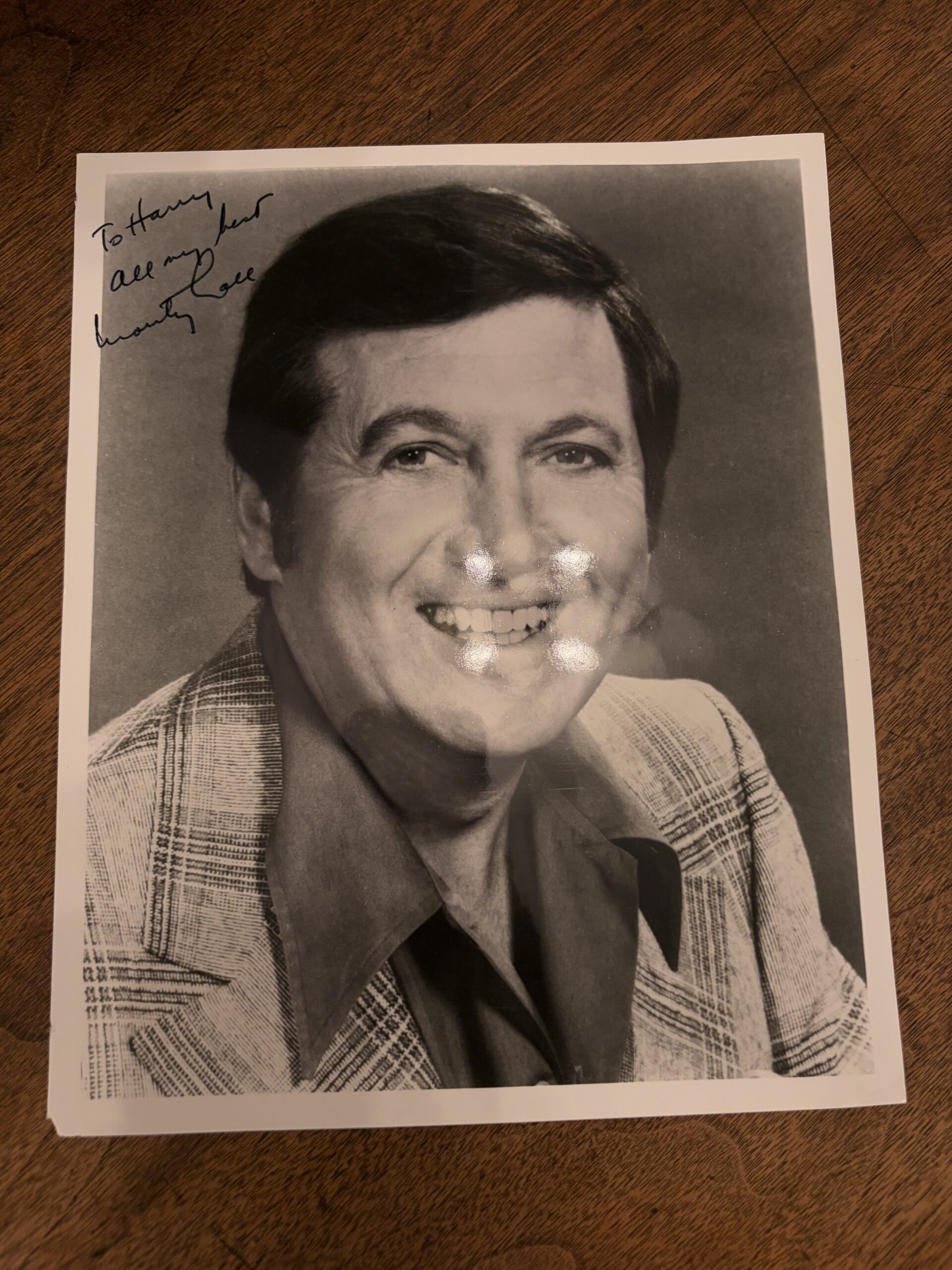 Photo inscribed & Signed by Monte Hall
