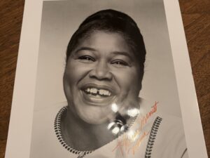 Photo Signed by Theresa Merrit