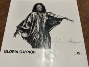 Photo Signed by Gloria Gaynor