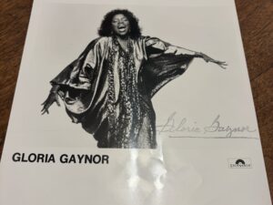 Photo Signed by Gloria Gaynor