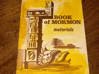 Book of Mormon Materials Vol. 60 No. 8 – Brigham Young University Bulletin – 1963