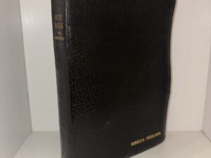 Leather-bound Holy Bible KJV – Engraved name ‘Rebecca Ferguson’
