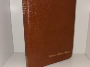 Leatherbound Triple Combination – Engraved name ‘Kenneth Murray Harris’ – 1981