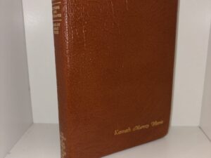 Leatherbound Triple Combination – Engraved name ‘Kenneth Murray Harris’ – 1981