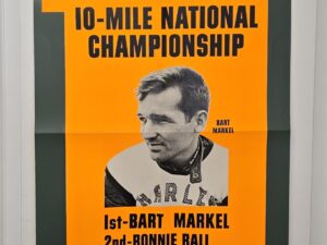 36″ x 17″ — Harley-Davidson Poster — Columbus, Ohio June 28, 1964 Harley-Davidsons Wins Charity Newsies 10-Mile National Championship