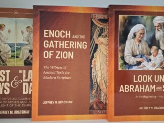 3 Volume Set -- "In the Beginning Series" by Jeffrey M. Bradshaw --- Vol. 1: The First Days & The Last Days / Vol. 2: Enoch and the Gathering of Zion / Vol. 3: Look Unto Abraham and Sarah