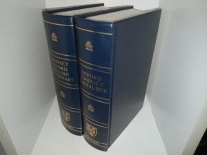 Compact Oxford English Dictionary & Thesaurus 2 Vol. Set (2008) ~ Edited by Maurice Waite