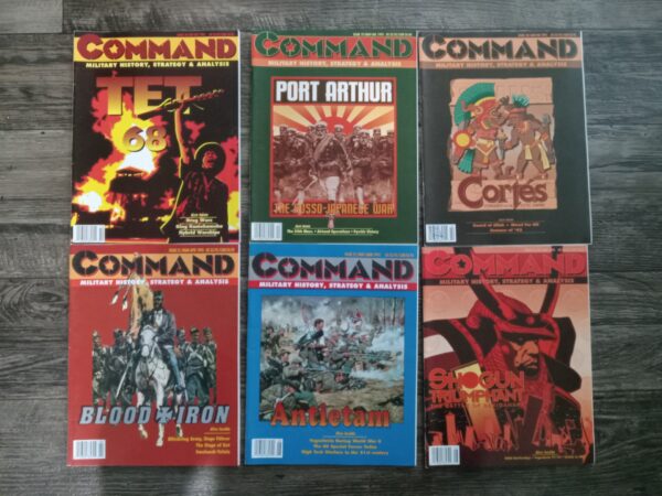 6 Issues of Command: Military History, Strategy & Analysis Magazine (See Details)