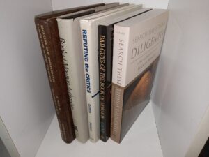 5 LDS Books on The Book of Mormon: Book of Mormon Lands and Times / Book of Mormon Authorship: New Light on Ancient Origins / Refuting the Critics: Evidences of the Book of Mormon’s Authenticity / Bad Guys of the Book of Mormon / Search These things Diligently: A Personal Study Guide to the Book of Mormon (See Details)