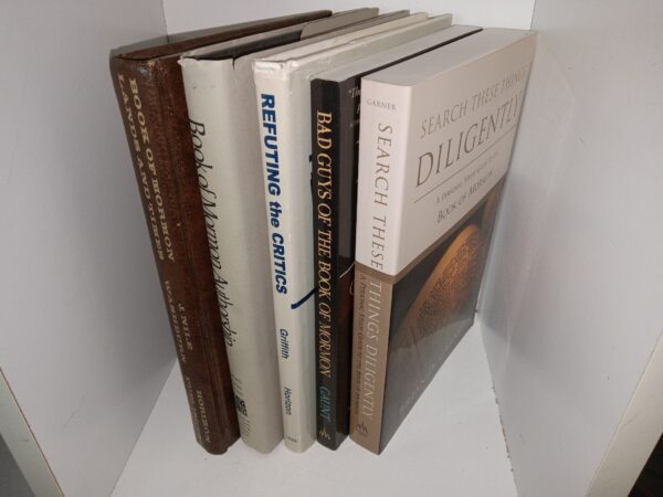 5 LDS Books on The Book of Mormon: Book of Mormon Lands and Times / Book of Mormon Authorship: New Light on Ancient Origins / Refuting the Critics: Evidences of the Book of Mormon’s Authenticity / Bad Guys of the Book of Mormon / Search These things Diligently: A Personal Study Guide to the Book of Mormon (See Details)