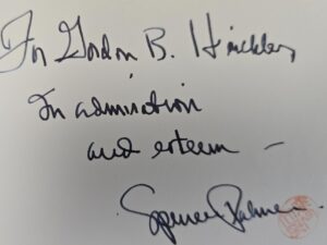 Korea and Christianity — Spencer J. Palmer — Signed and Inscribed to President Gordon B. Hinckley