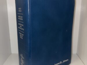 Blue Leather Quadruple Combination (with engraved name: Jeanne B. Johnson) – 1995