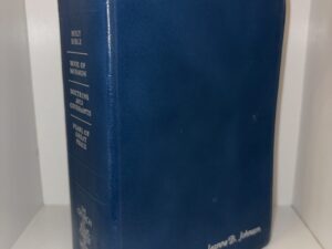 Blue Leather Quadruple Combination (with engraved name: Jeanne B. Johnson) – 1995