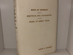 Leather Triple Combination (with name engraved: Jeanne R. Boggess) – 1965