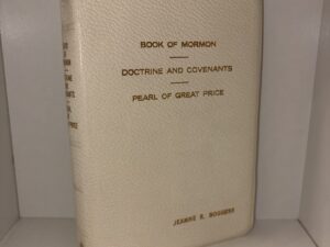 Leather Triple Combination (with name engraved: Jeanne R. Boggess) – 1965