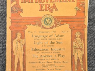 Language of Adam — by Joseph Fielding Smith — Improvement Era, February 1928