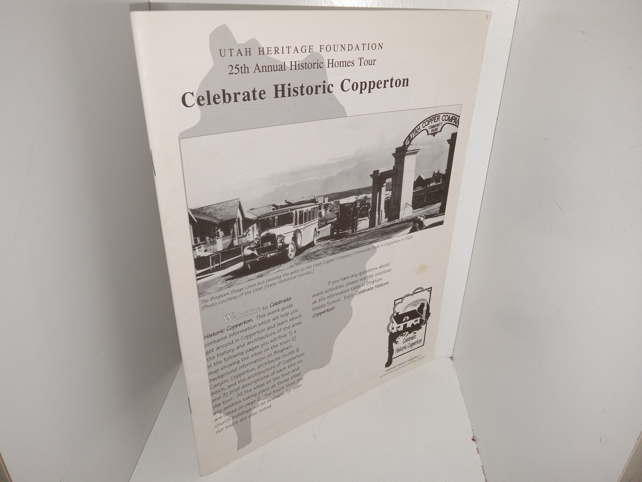 Utah Heritage Foundation 25th Annual Historic Homes Tour: Celebrate Historic Copperton (Unknown Publishing Date) ~ Unknown Author