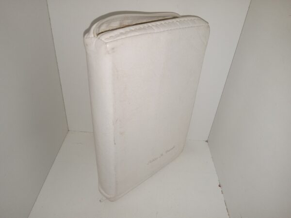 LDS, White Leather, Triple Combination w/ a zipper case (1981)