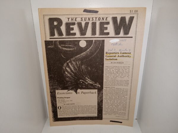 The Sunstone Review: Vol. 3, No. 9, 1983 (1983)