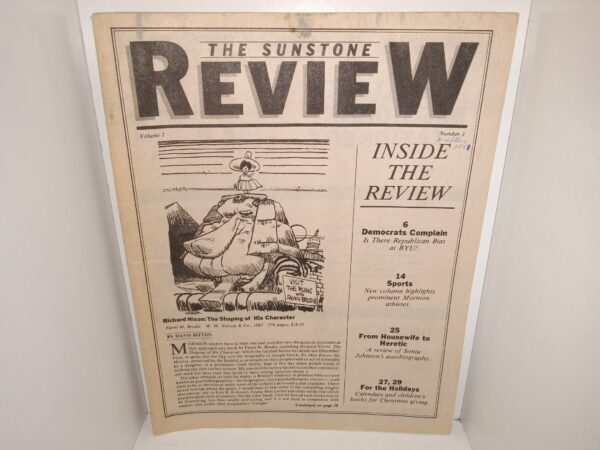 The Sunstone Review: Vol. 1, No. 3, 1981 (1981)