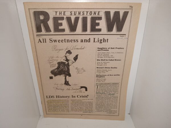 The Sunstone Review: Vol. 2, No. 2, March 1982 (1982)