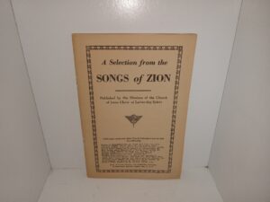 A Selection from the Songs of Zion (Unknown Publishing Date) ~ Unknown Author