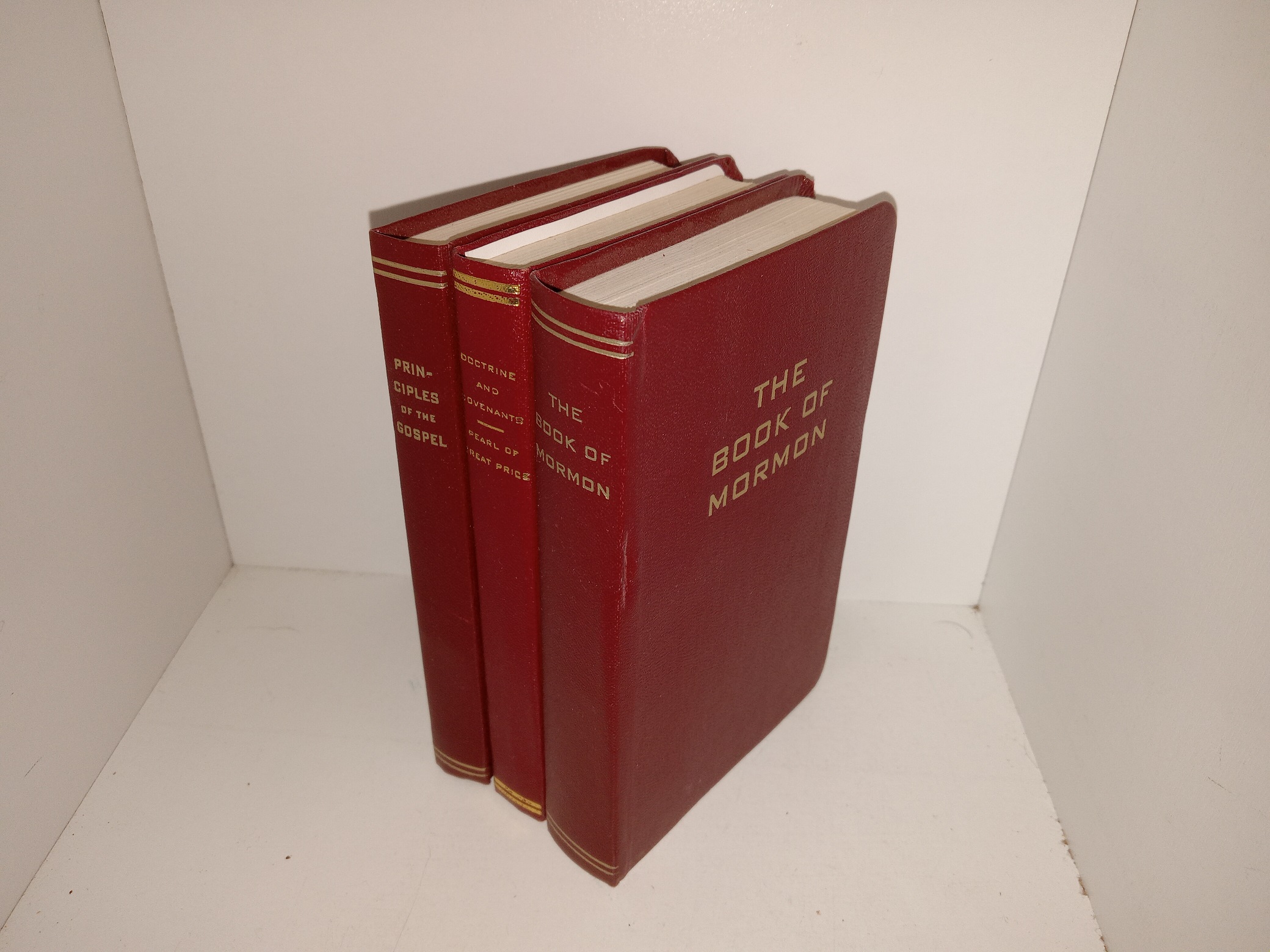 3 Vol. Set of 3, Pocket Edition, LDS Books: Principles of the Gospel / Doctrine and Covenants/Pearl of Great Price / The Book of Mormon (See Details)